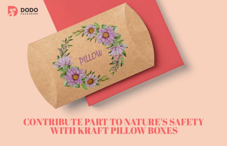 Kraft Pillow Boxes - Cover