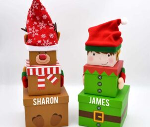 Christmas Stacking Boxes 